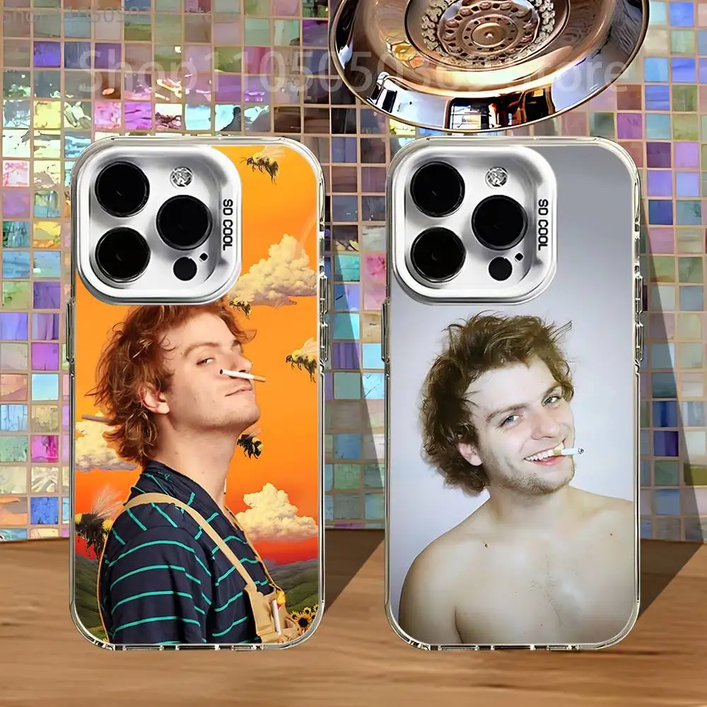 

Mac D-DeMarco Singer Phone Case For iPhone 16,15,14,13,12,11,Pro,XS,Max,Plus,Mini,SE4,E White Matte Shockproof Cover