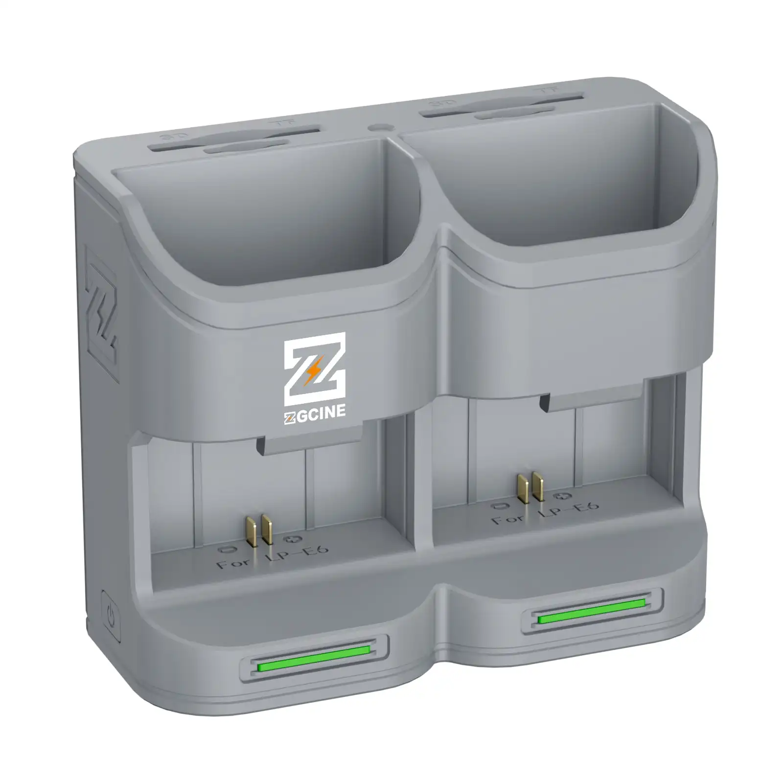 ZGCINE LPE6 Travel Charging Case with USB-C PD Battery Charger for Canon LPE6/E6NH/E6P Camera Battery view 2