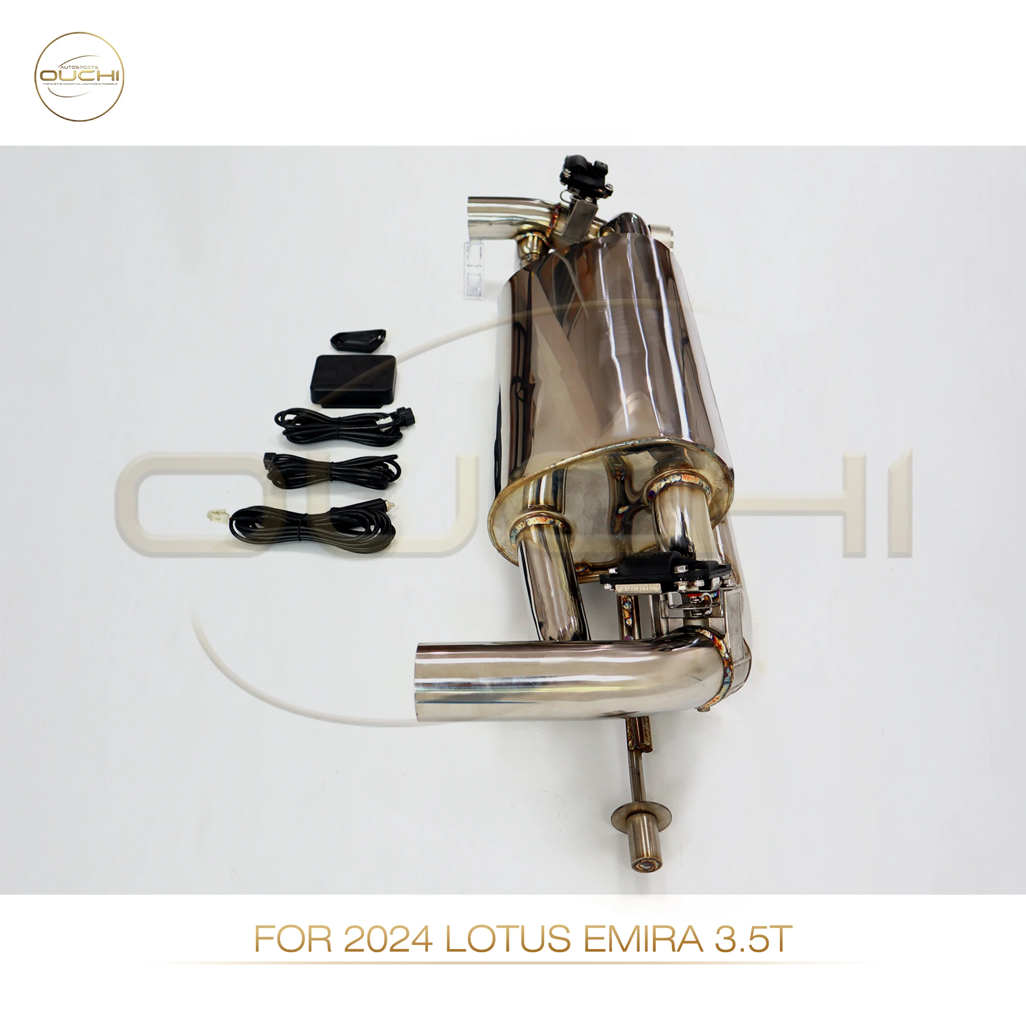 

OUCHI Factory Direct Sales Catback For Lotus Emira 3.5T 2024 Exhaust Stainless Steel With Modified Electronic Valve Car Parts