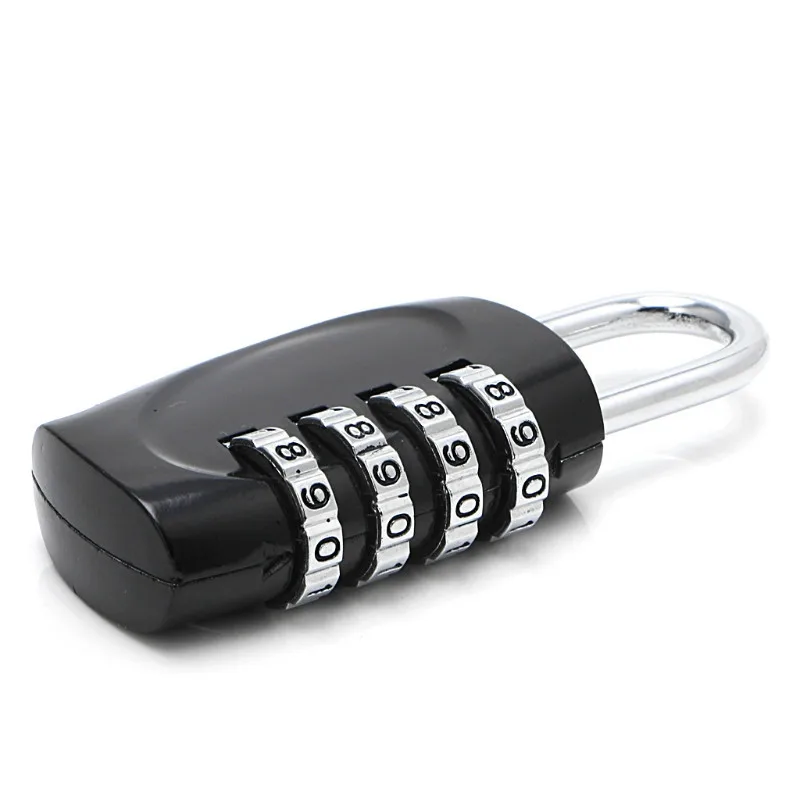 2022 New Arrival US304 4 Dial Digit Password Lock Combination Suitcase Luggage Metal Code Password Lock Padlock