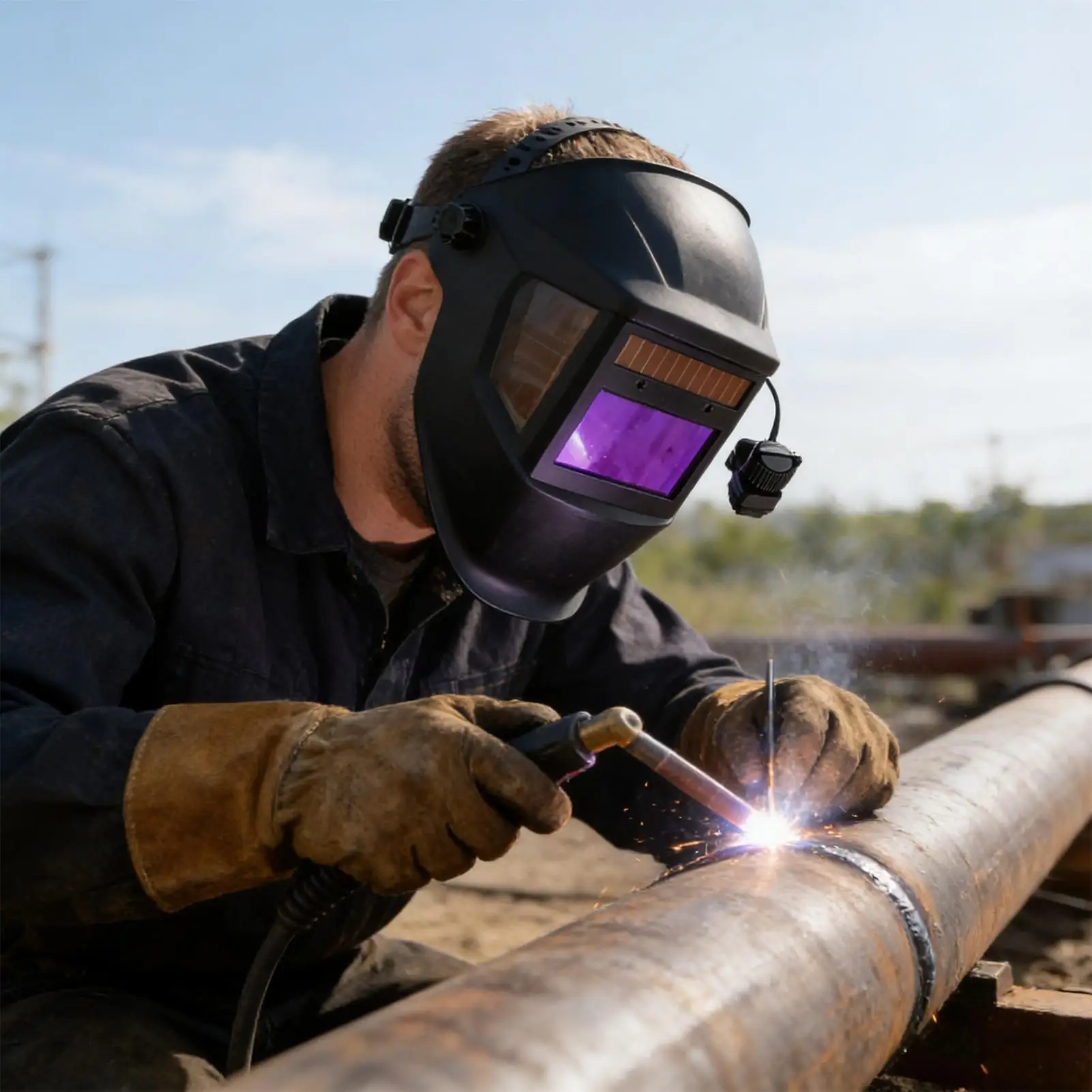 

Сварочная линза с автоматическим затемнением, на солнечной энергии, с фиксированным затемнением и фильтром True Color для сварщиков и профессионалов металлообработки