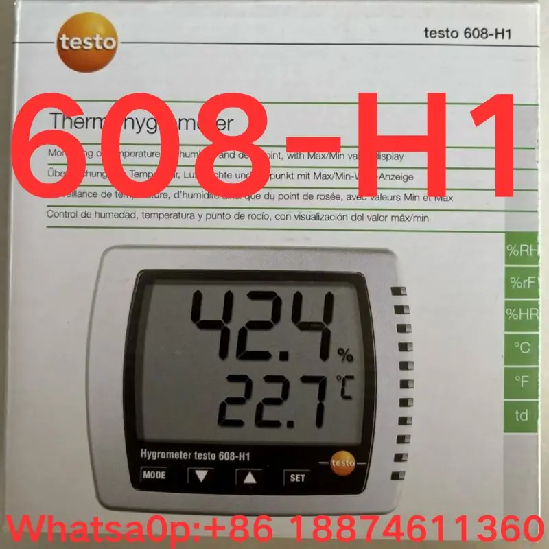 

brand-new , Temperature and humidity meter 608-H1