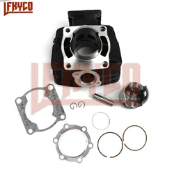 66mm Bore Motorcycle Cylinder 175CC Piston Top End Gasket Ring Kit Set for Yamaha DT 175 DT175 2-stroke Motorbike Engine Parts