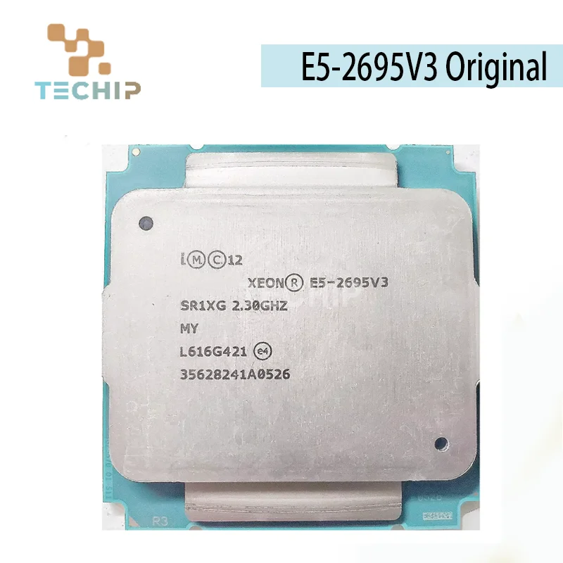 100% Original Xeon E5 2695 V3 SR1XG E5-2695V3 E5-2695 V3 2.3GHZ 35M 14CORES LGA2011-3 120W Processor