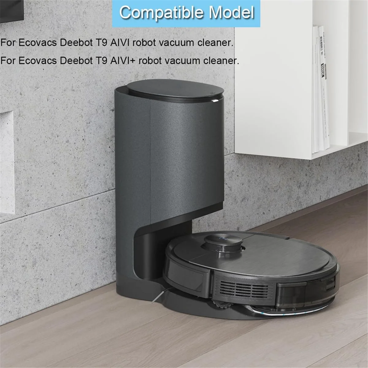 Top-rReplacement Parts Kit Accessories for Ecovacs Deebot Ozmo T9 AIVI T9 AIVI+ Vacuum Cleaner Robot Main Brush/Roller