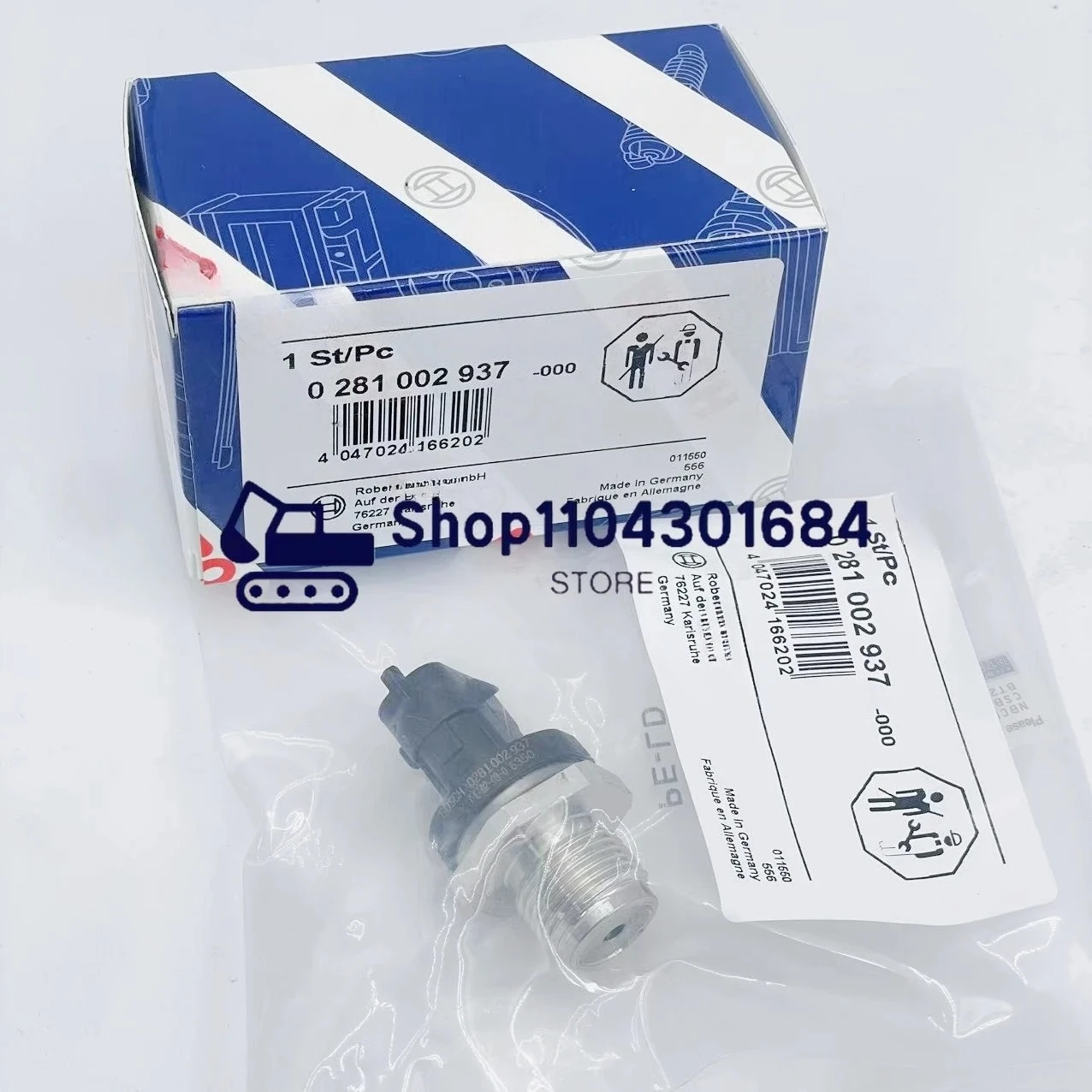 VOE20973777 Excavator Parts EC210 Common Rail Fuel Pressure Sensor Service Kit 20973777