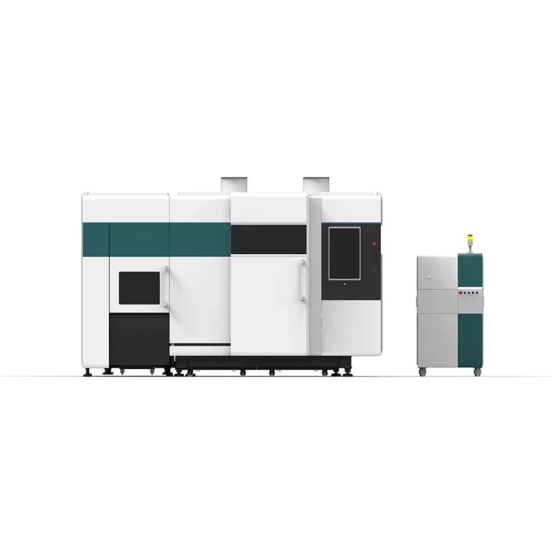 LX Show LX3015PT 6000W Fiber  Cutting Sheet and Tube Machine Raytool With Full Cover