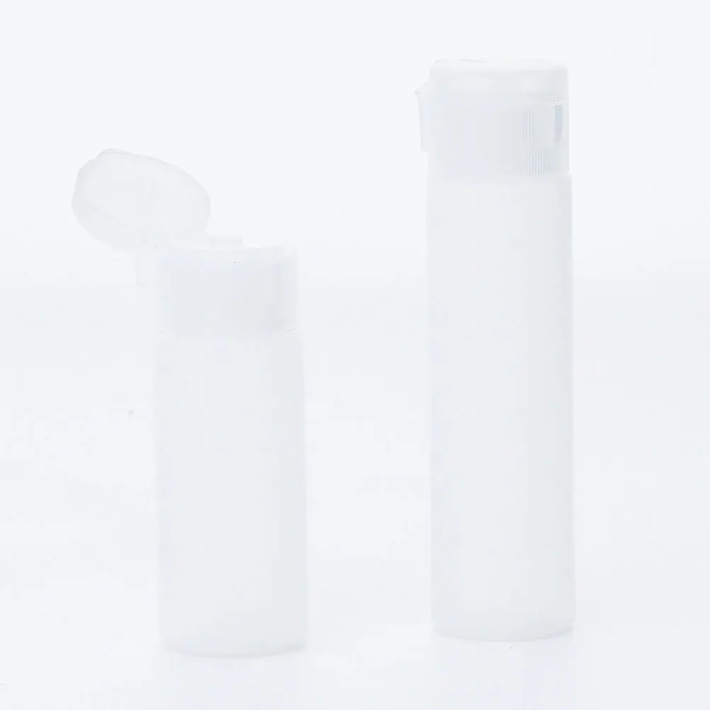 

10 Pcs Flip Cap Empty Bottles Travel Size Reusable Plastic Bottles for Toiletries Shampoo Lotion Leak Proof Refillable Storage