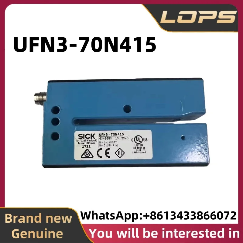 

UFN3-70N415 Совершенно новый оригинальный датчик этикетки SICK Slot, большое количество на складе, добро пожаловать на консультацию