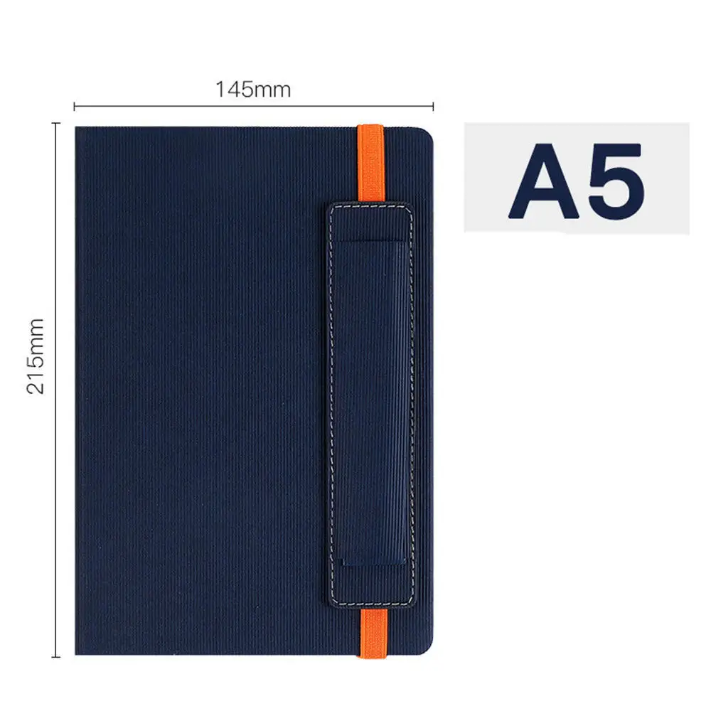 A5 Elastic Strap Notebooks Journals Diary Planner Notepad Insert Pen Students Note Book Sketchbook Stationery School Supplies