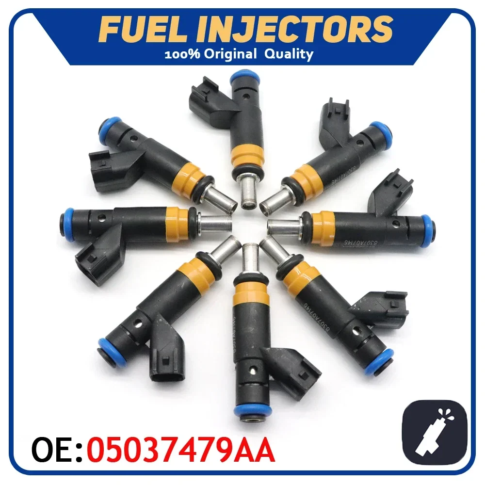 Fuel Injectors 05037479AA For CHRYSLER 300 DODGE CHALLENGER CHARGER DURANGO MAGNUM RAM 1500 2500 JEEP COMMANDER GRAND CHEROKEE