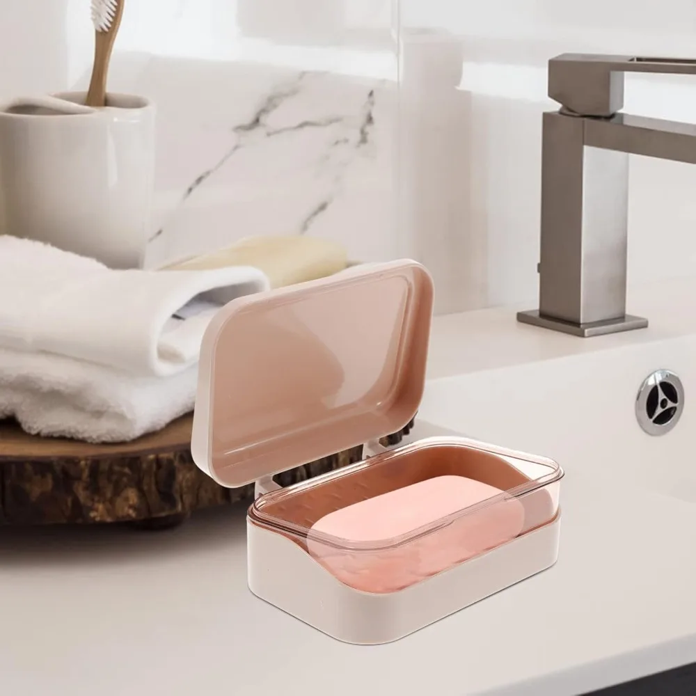 طبق صابون 2025، وسيم ومحمول، أنيق وعملي مع قاعدة مضادة للانزلاق، إضافة مثالية لديكور حمامك
