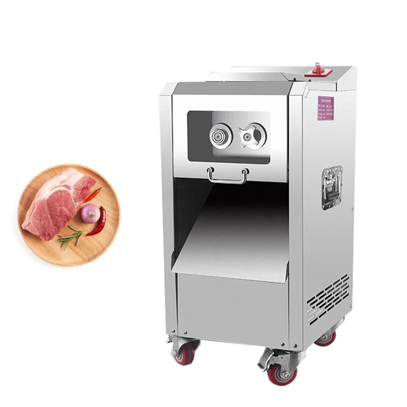 

High Efficiency Meat Slicer Kitchen Equipment Chicken Fresh Meat Meat Cutter Slicer Vegetable Cuttre Machine