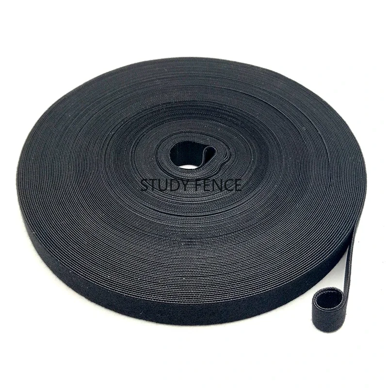 10/20mm Wide Double Sided Hook Loop Fastener Tape Cable Arrange Organizer Nylon Strapping Belt Home DIY Sewing Accessories