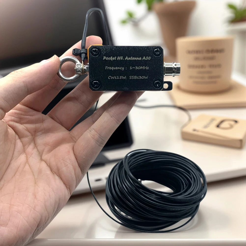 1-30 МГц перевернутая V-образная горизонтальная балунная длинная широкополосная антенна с конечным питанием ВЧ коротковолновая антенна с сумкой для хранения