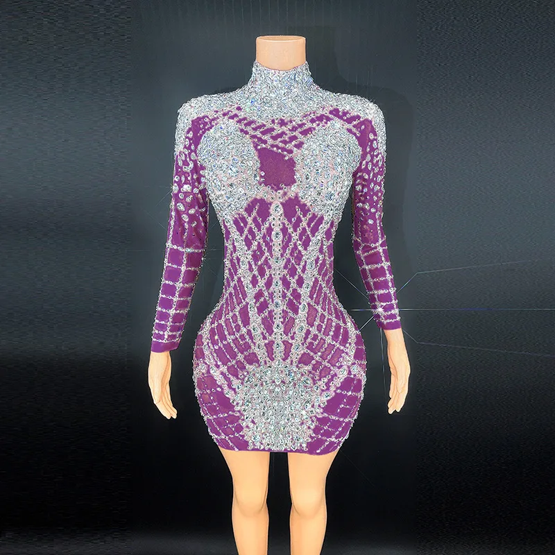 ที่ขายดีที่สุดS ParklyเพชรสีดําชุดVestidos Para Festas De Luxo Vestidos De Boda Para Fiestasเก๋และหวานชุดราตรี