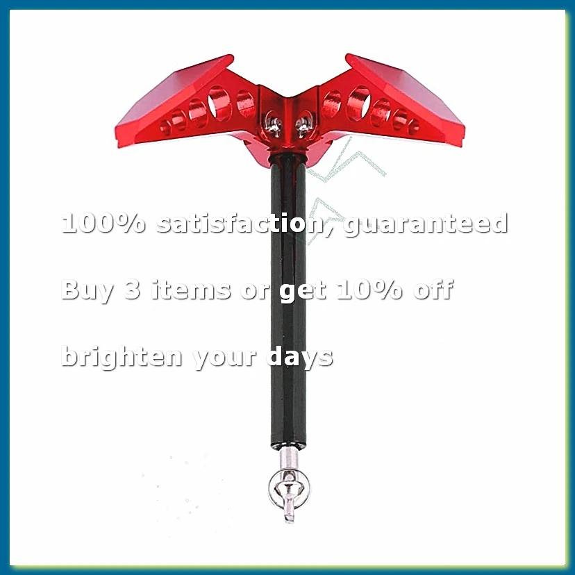RC Car Winch Anchor Foldable Winch Anchor Metal Universal Heavy Duty for 1/10 RC Car Crawler TRX4 SCX10 D90 CC01