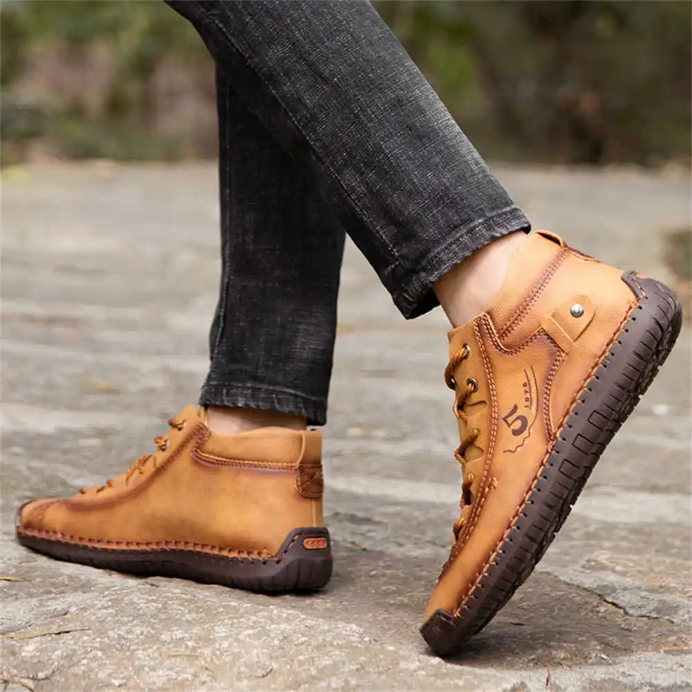 المضادة للانزلاق 38-46 رجل البيج أحذية عادية أحجام كبيرة أحذية رياضية رياضية باهظة الثمن Teni Sho نزهات دروبشيب المألوف #3