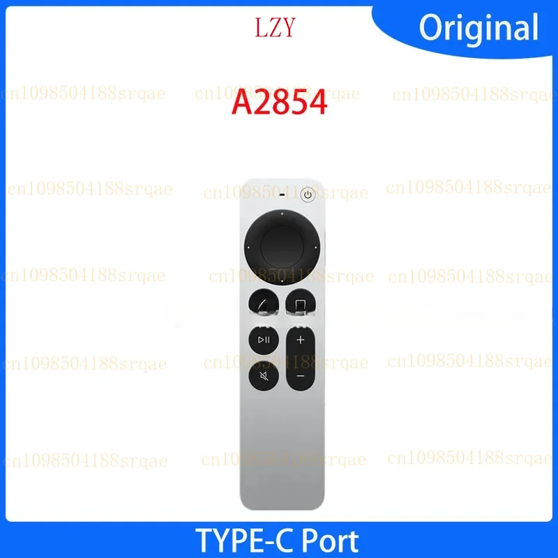 

NEW A2854 TV7 TV Remote for TV7 Box Remote Control Network Player Set-top USB-C Silver MNC73AM/A Remote Control