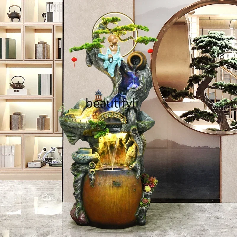 Artificial Mountain and Fountain Landscape Furnishing Articles Lucky Living Room Balcony Courtyard Garden Decoration