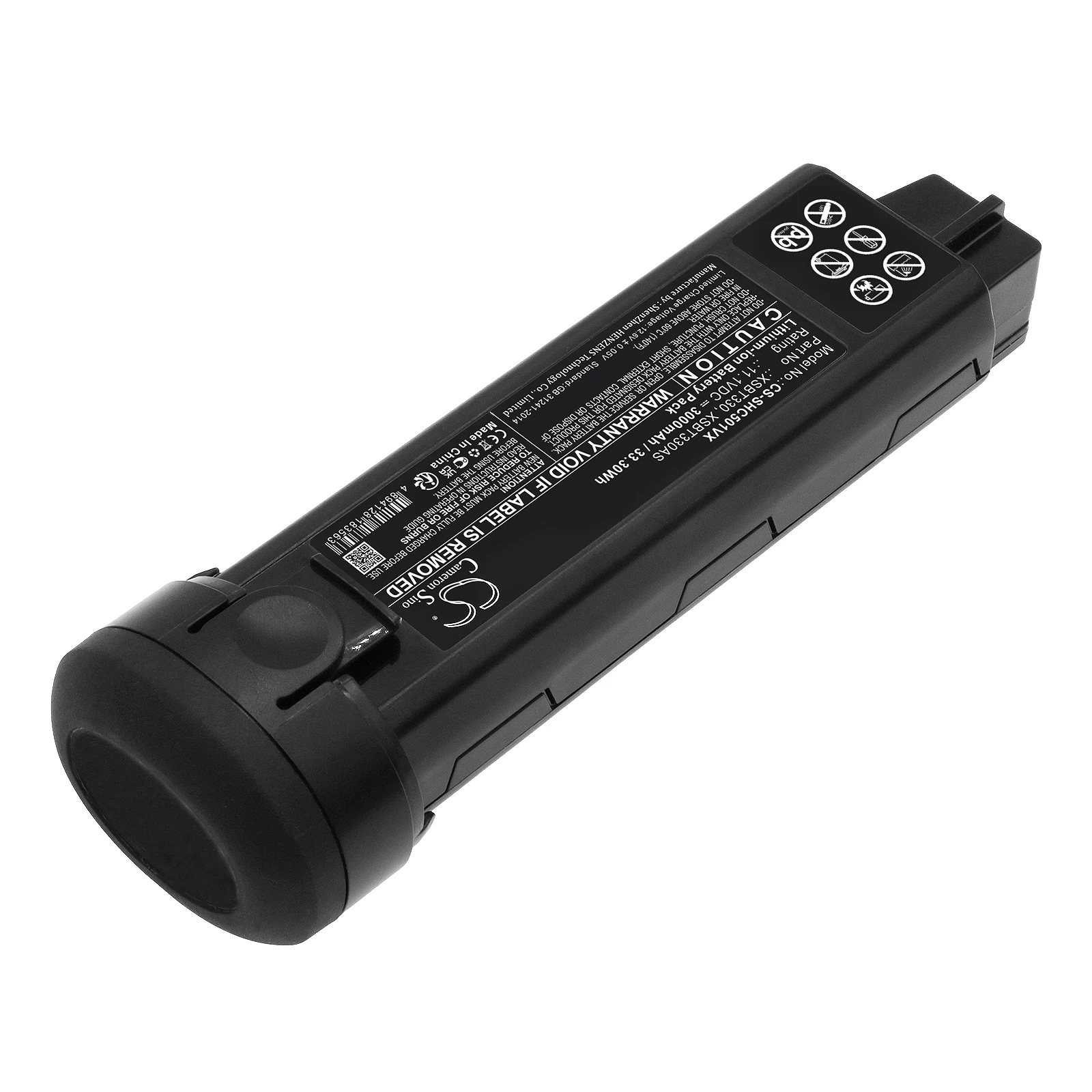 CS Replacement Battery for Shark Evopower System Flex CS501J,Evopower System Flex CS401J,Evopower PN:XSBT330 3000mAh / 33.3Wh