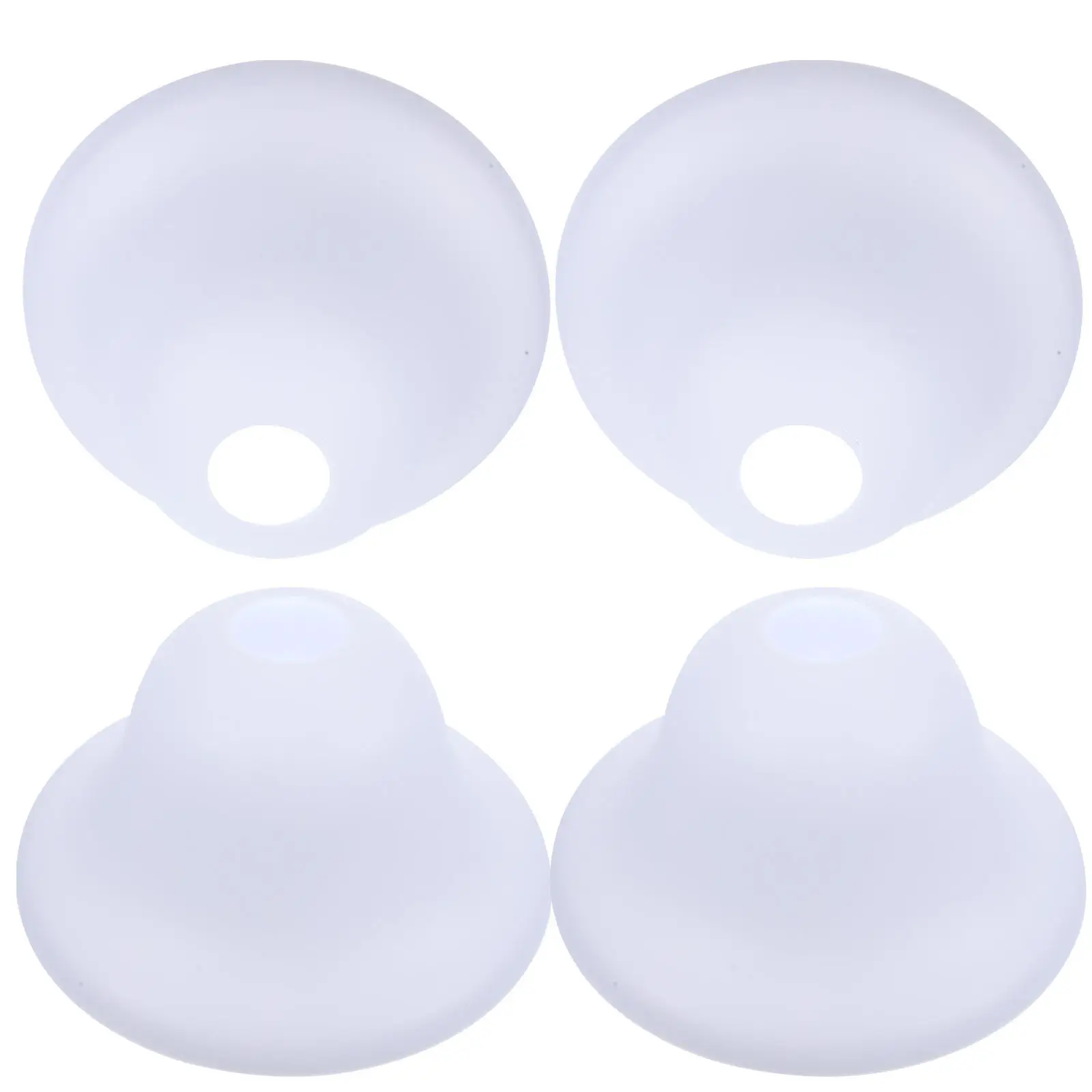 

4Pcs Lamp Shades Plastic Cover Sturdy Material Exquisite Workmanship Floor Table Desk Light Protection Eyes Soften Light