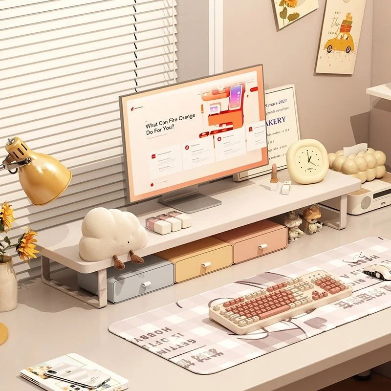 Organizador de Escritorio para Computadora, Soporte para Portátil, Estilo Moderno y Simple, No Ajustable, para Vendedores de Comercio Electrónico