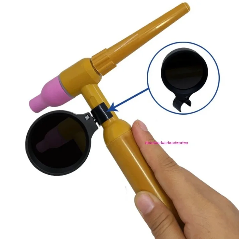 الشعلة مرآة لحام خوذة عدسة تصفية الشمس الظل الزجاج لحام هود ل QQ-150 WP9 WP17 WP18 WP26 WP-9/17/18/26