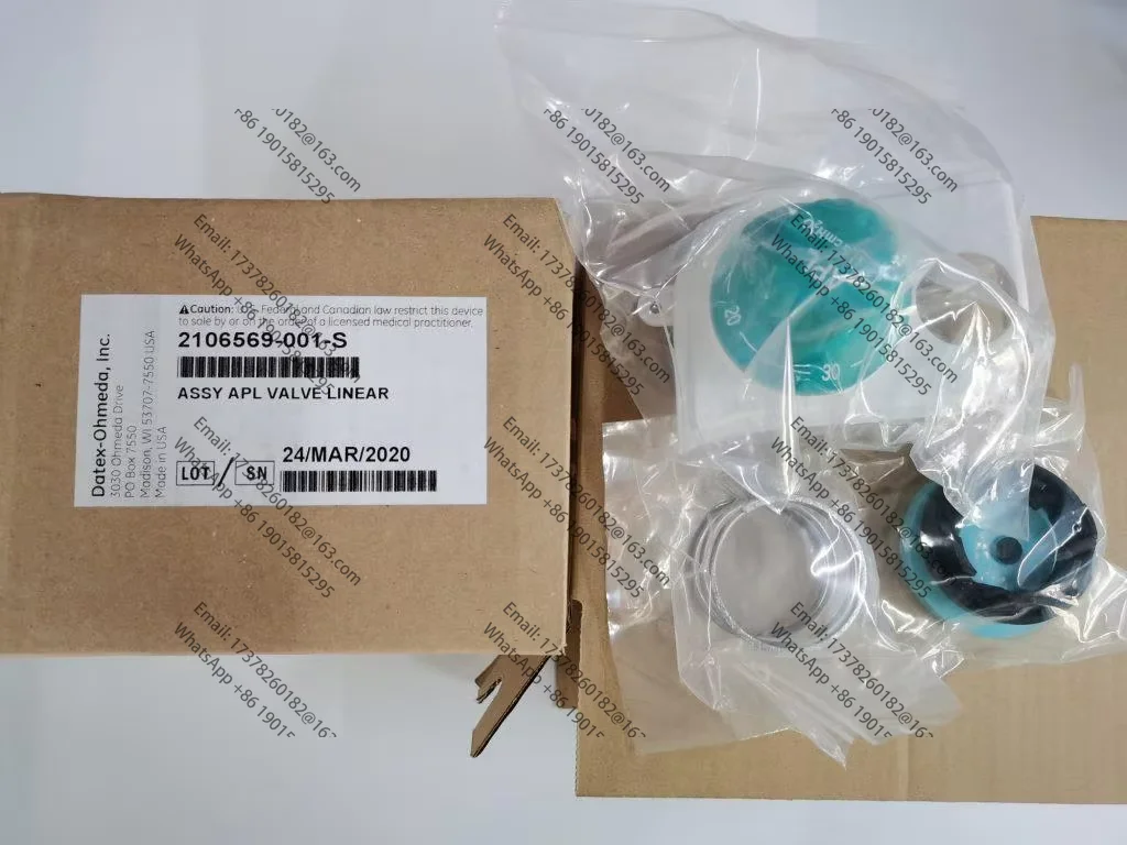 REF: 2106569-001-S o M1175511-S, GE Datex-Ohmeda, VALVULA LINEAL ASSY APL, para AESPIRE 7100, nuevo, Original