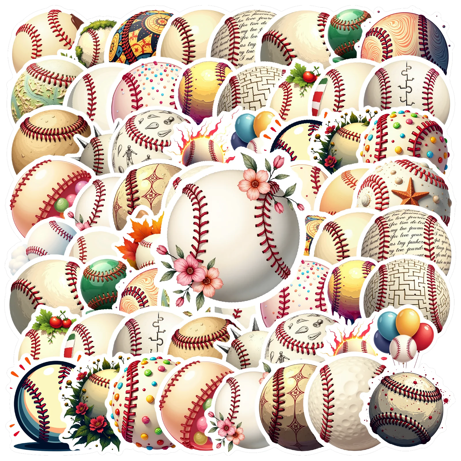 35pcs-50pcs Cartoon Stickers Attractive Stickers Stickers For Laptop Motorcycle Luggage Phone DIY Phone