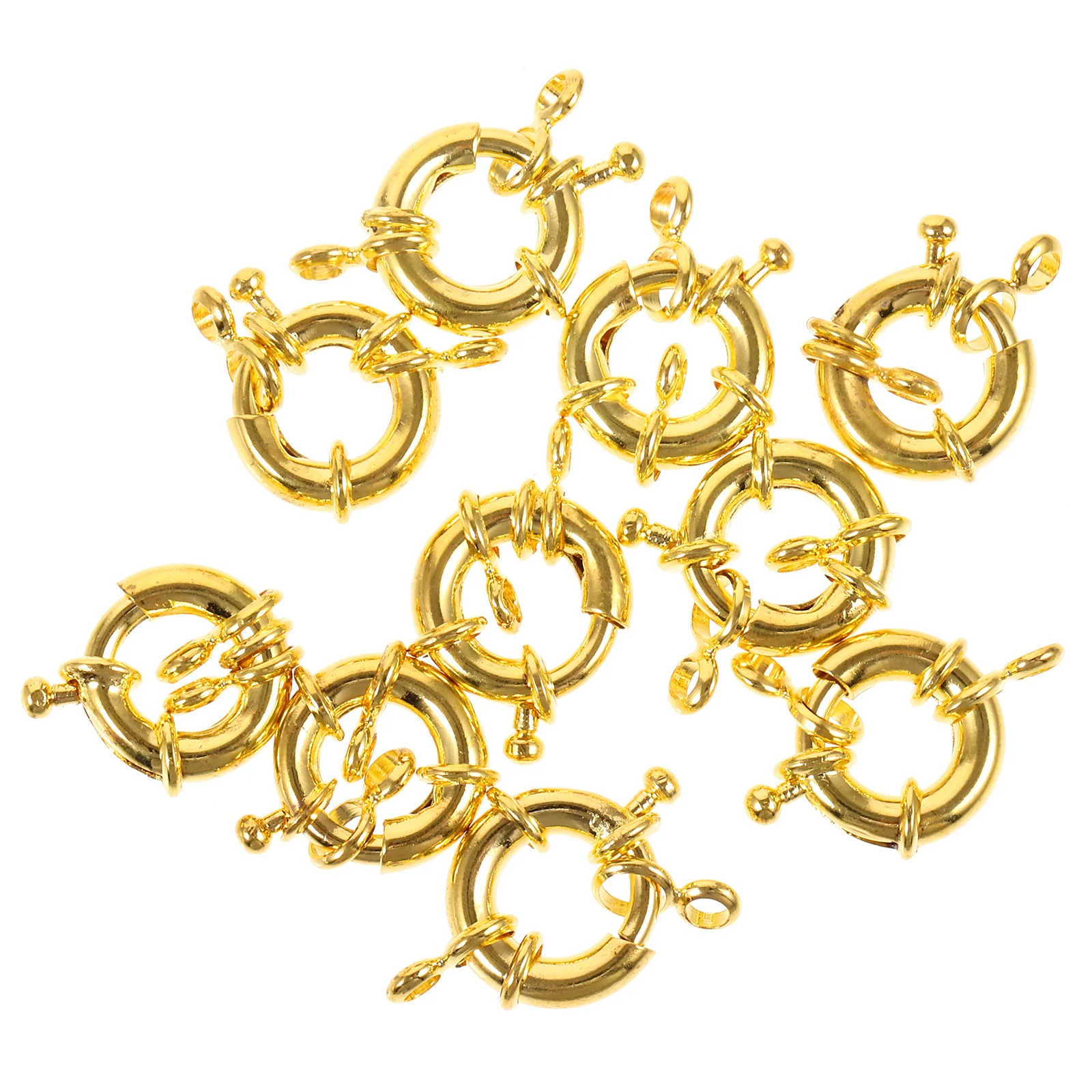 

10Pcs Metal Necklace Clasps DIY Jewelry Connectors Bracelet Necklace Converter Buckles Elegant Design Jewelry Clasps Converter