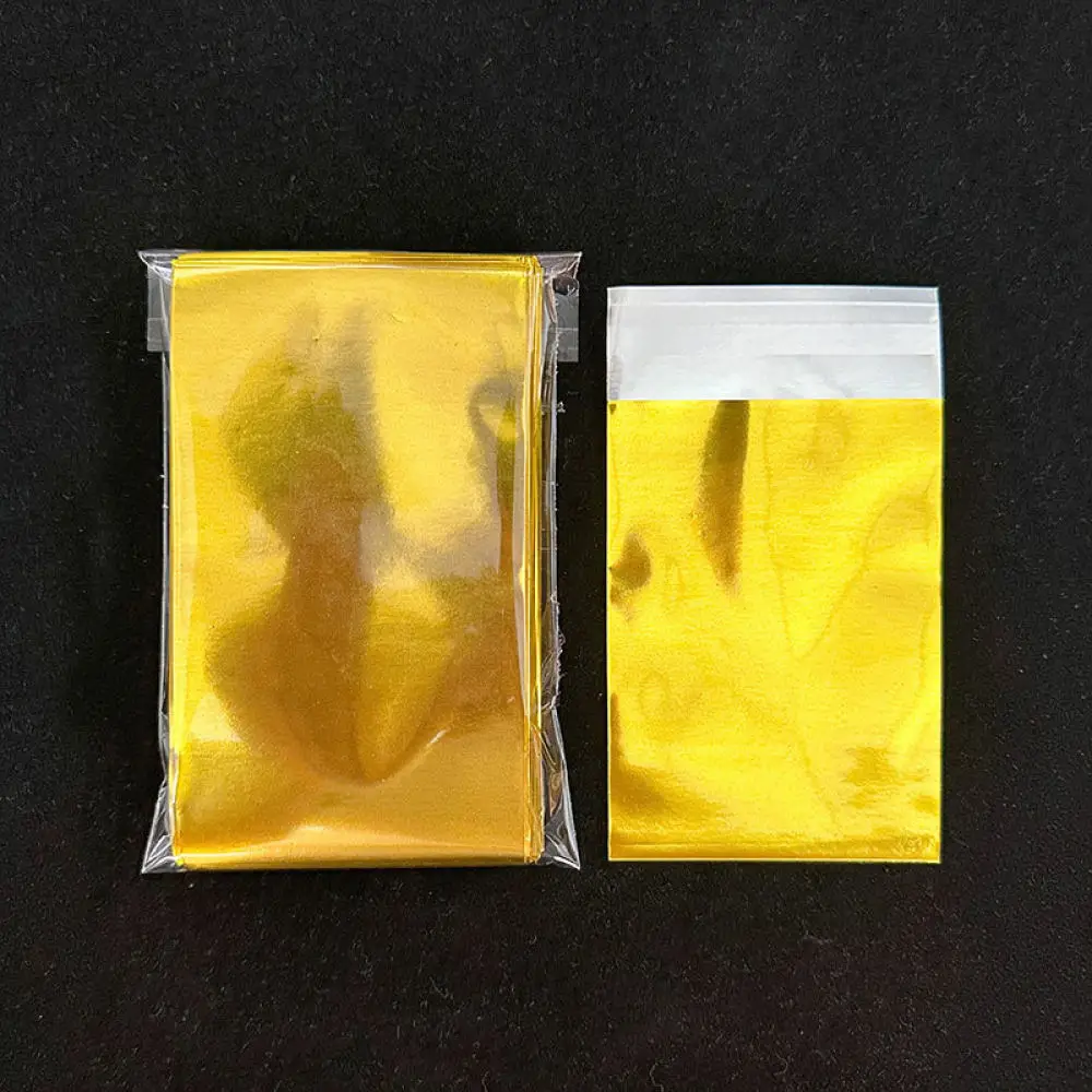 Shiny Silver Foil Self Adhesive Bags Resealable Storage Pouches For Jewelry Accessories Gift Packing Small Business Supply