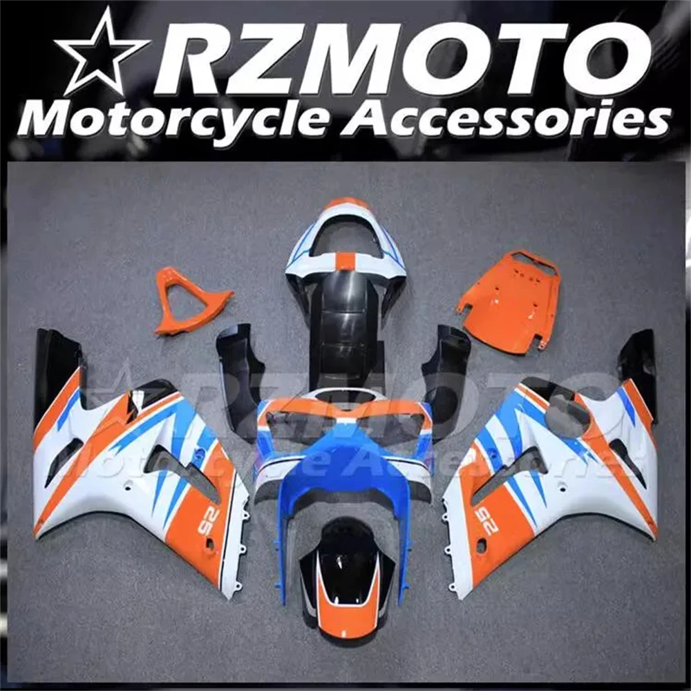 4Gifts New ABS Fairings Kit Fit For KAWASAKI ZX-6R 2003 2004 636 03 04 Bodywork Set Custom Orange Blue