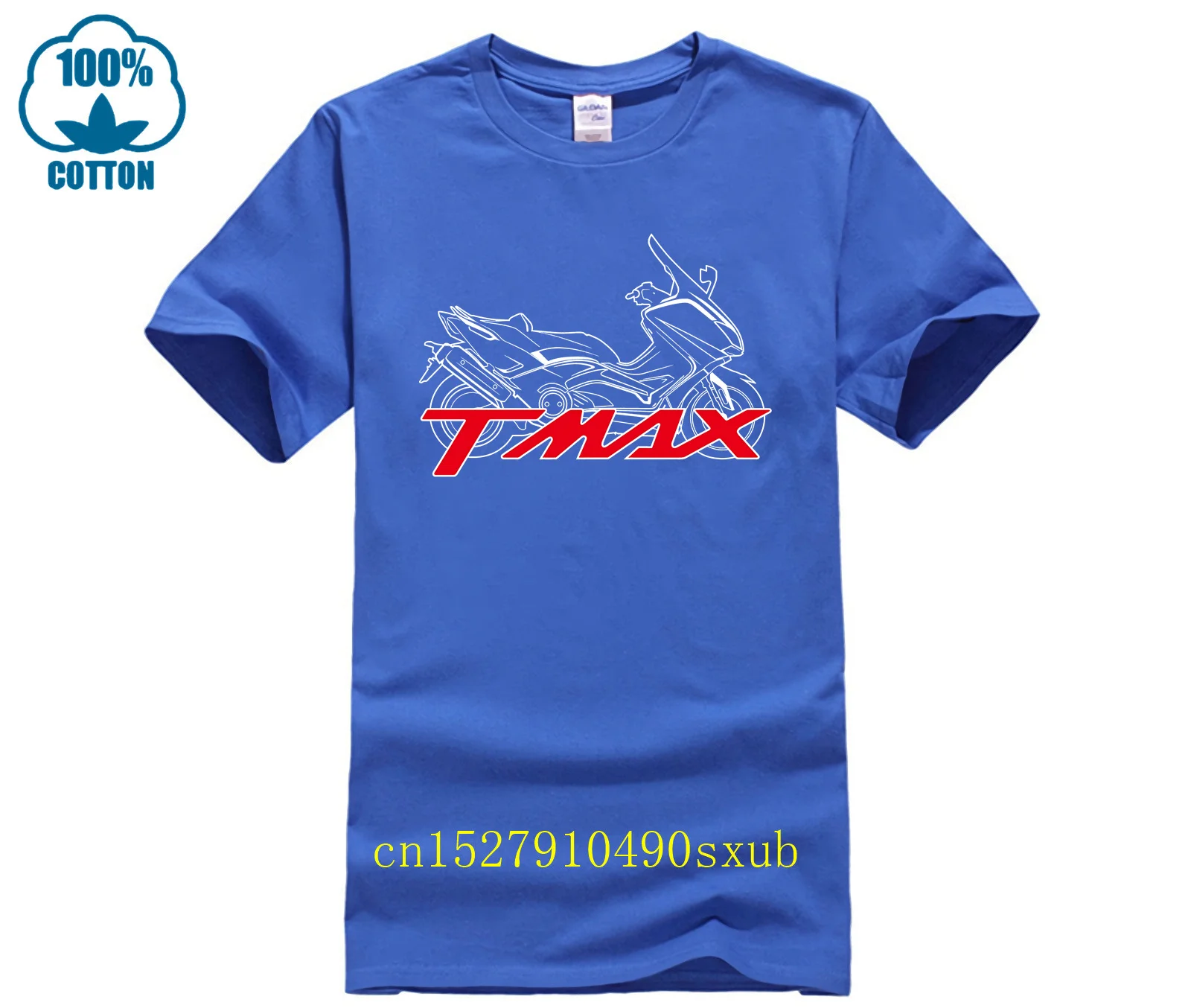 T Shirt Customised Tmax S M L XL XXL Man Maxi Scooter Line