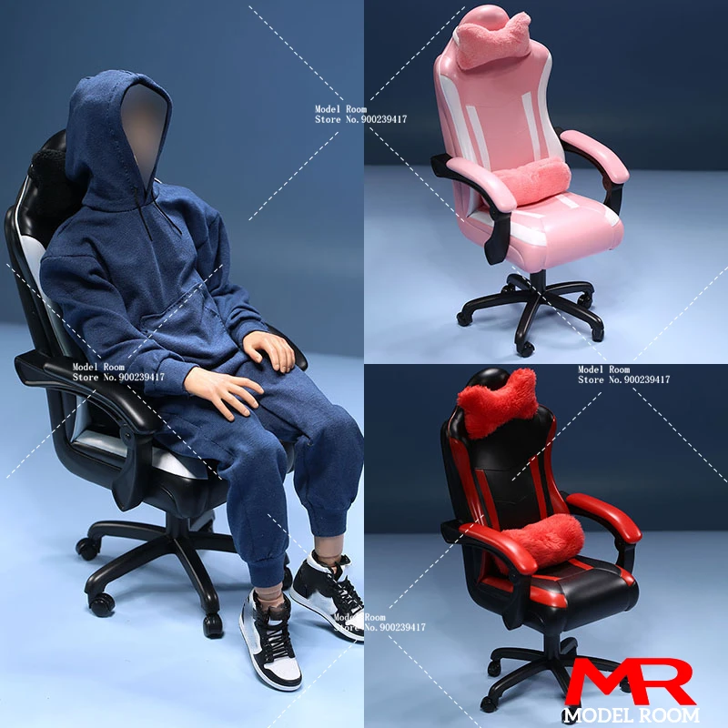 JIAOU DOLL JO23F-01 1/6 Scale Mini Game Chair Office Boss Chair Model Fit 12'' Soldier Action Figrue Body Dolls