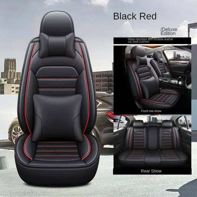 Universal Style Full Coverage Car Seat Cover for Suzuki Vitara Celta Peugeot 205 VW Polo 9n Camry 40 Car Accessories Pu Leather