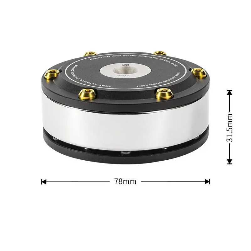 Alta fidelidade áudio titan silenciador alto-falante amplificador dac cd player absorvente pé pés almofada absorção de vibração suporte isolamento picos