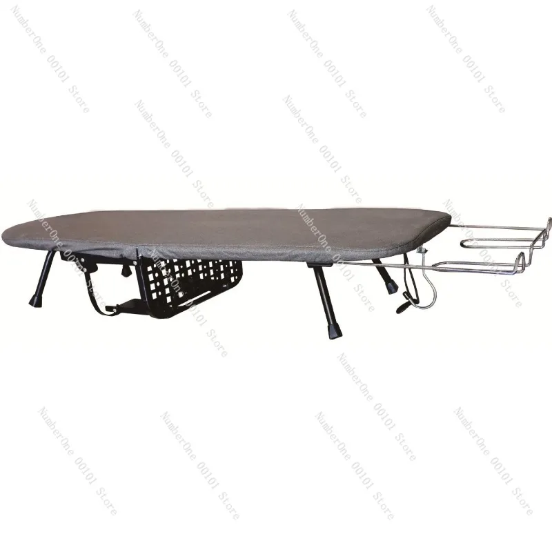 Large Size Portable Folding Ironing Board for Home Hotel Laundry Room Clothes Pressing Table with Storage Basket Space Saving