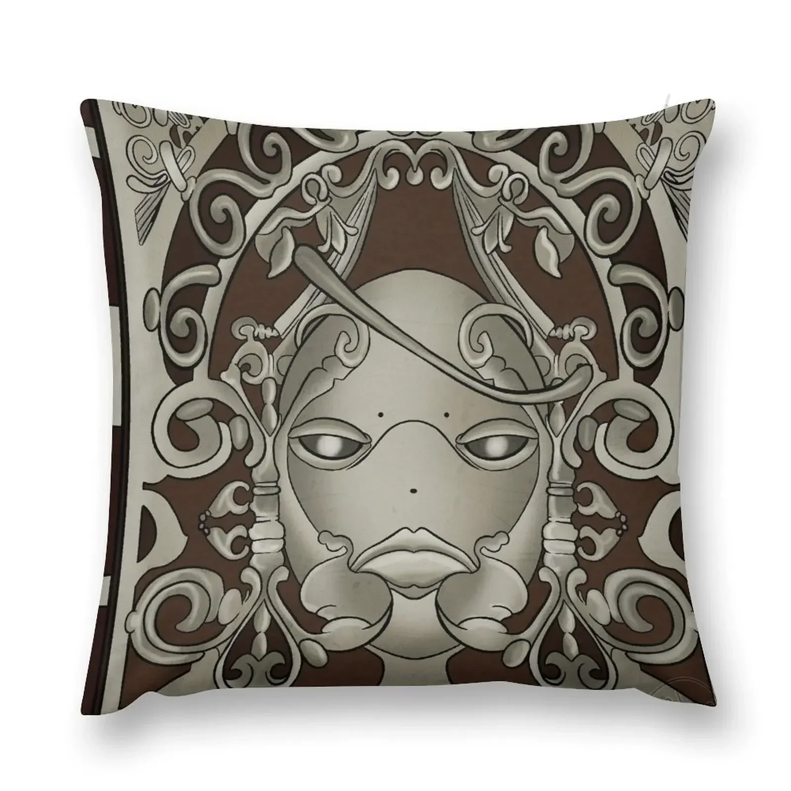 Grimoire Weiss Throw Pillow pillow cover christmas Luxury Pillow Cover