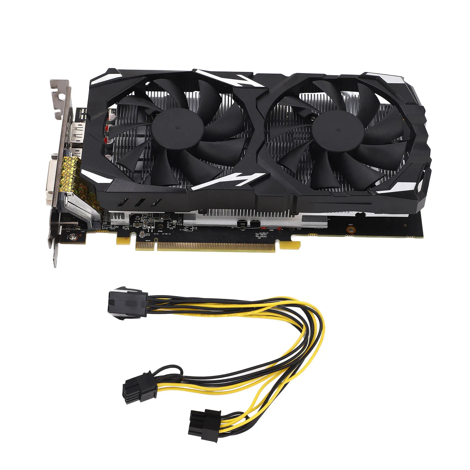 RX 580 Graphics Card 8GB GDDR5 256bit Support 8K 16 PCI Express 3.0 2 Cooling Fans Gaming Graphics Card