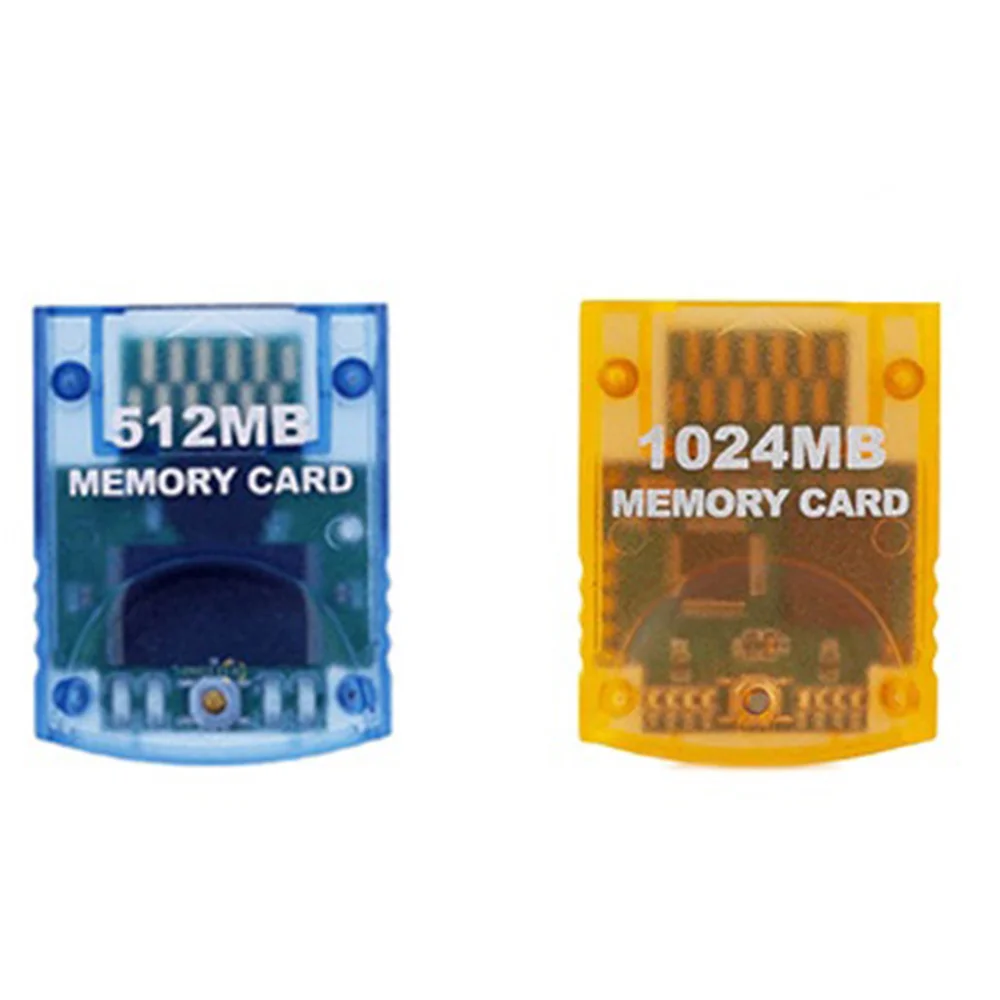 

Карта памяти BISMZ 1024 МБ для Nintendo Wii для Gamecube GC Игровая карта памяти для консоли Wii Простая в использовании, оранжевая