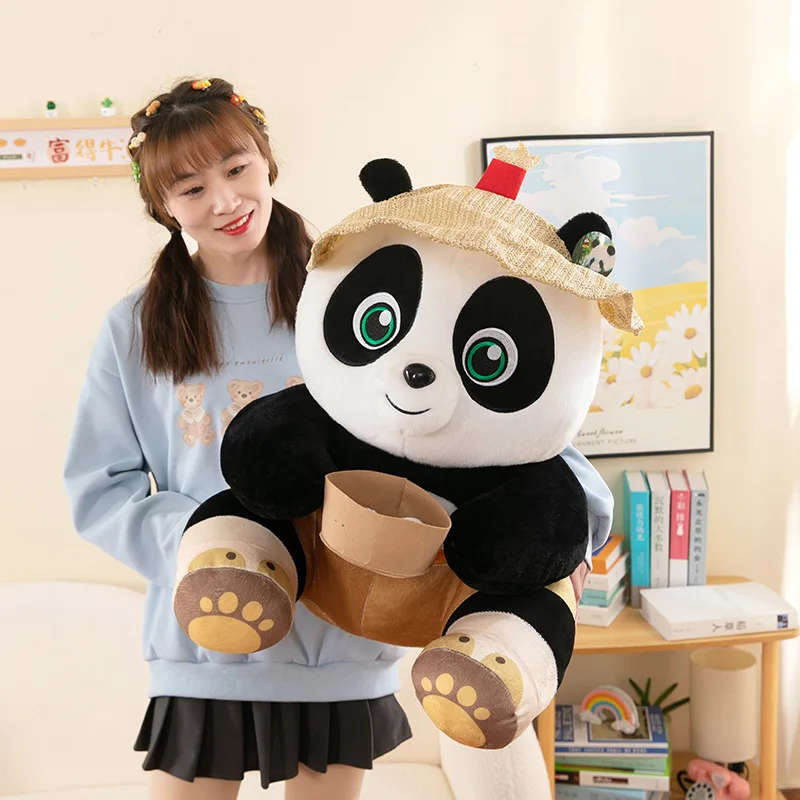 

50cm New Internet Celebrity Chinese Kung Fu Panda Stuffed Plush Toy Doll Children Sleeping Accompanying Girl Friend Gift Kawaii