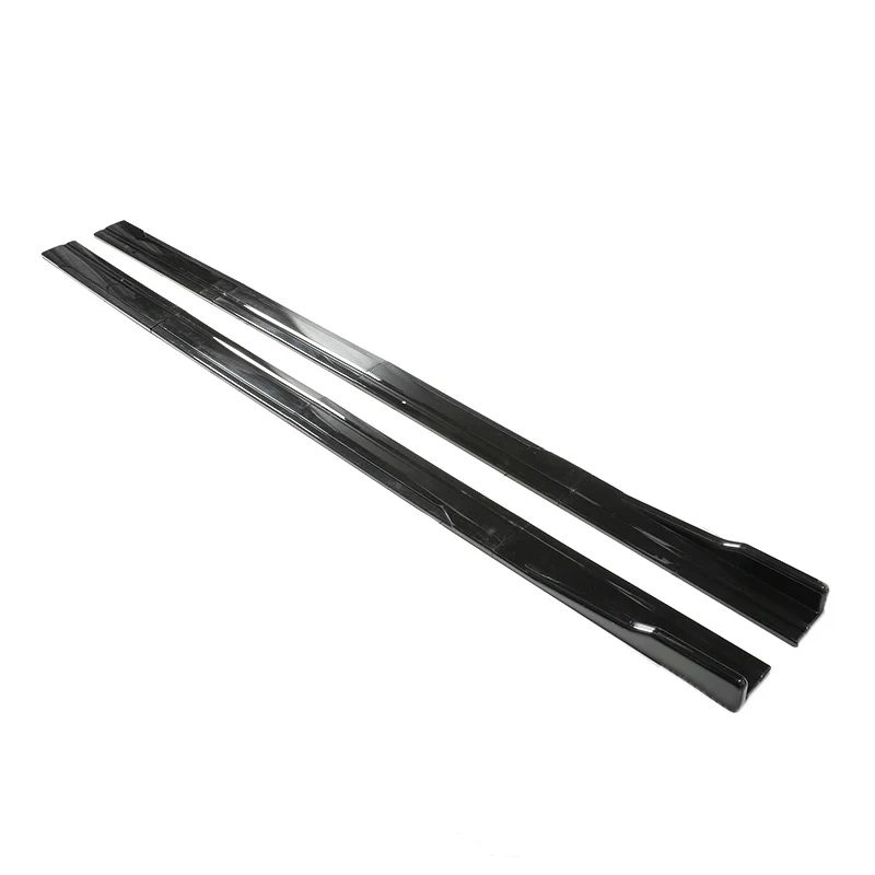 8PCS 2m/2.2m Universal Side Skirt Extension Rocker Plate Lip Separator Bumper for Mercedes-Benz Tesla Model 3 Model Y Volkswagen