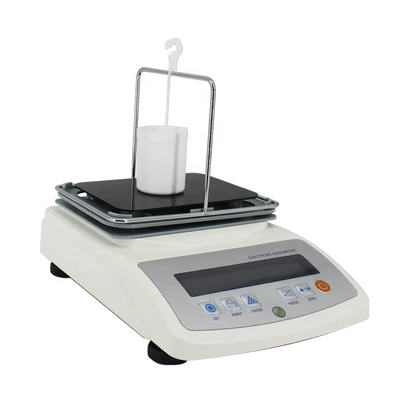 q q High Precision Density Meter Testing Equipment Tester Laboratory High-precision Solid and Liquid Densimeter Price