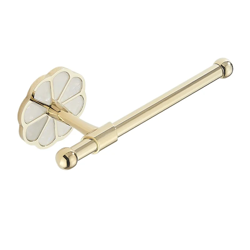 

*304 stainless steel, tissue rack, toilet, bathroom light luxury gold roll paper rack, no punching