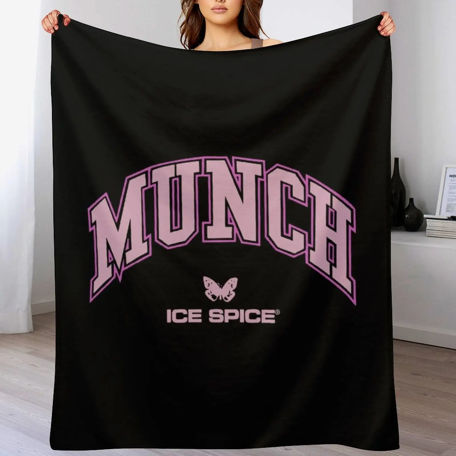 MUNCH-ICE Throw Blanket Beach Kid'S for babies for winter Blankets