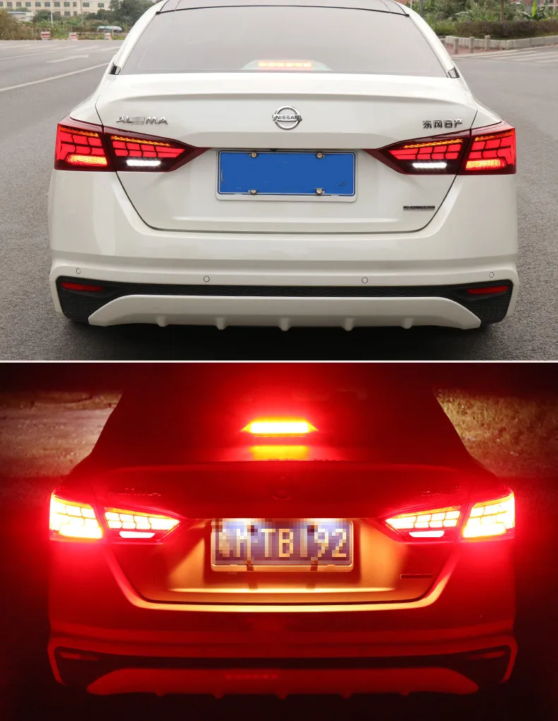 

Car Led Taillight For Nissan Altima Teana 2019 2020 2021 Rear Running Light Reverse Brake Dynamic Turn Signal Foglamps