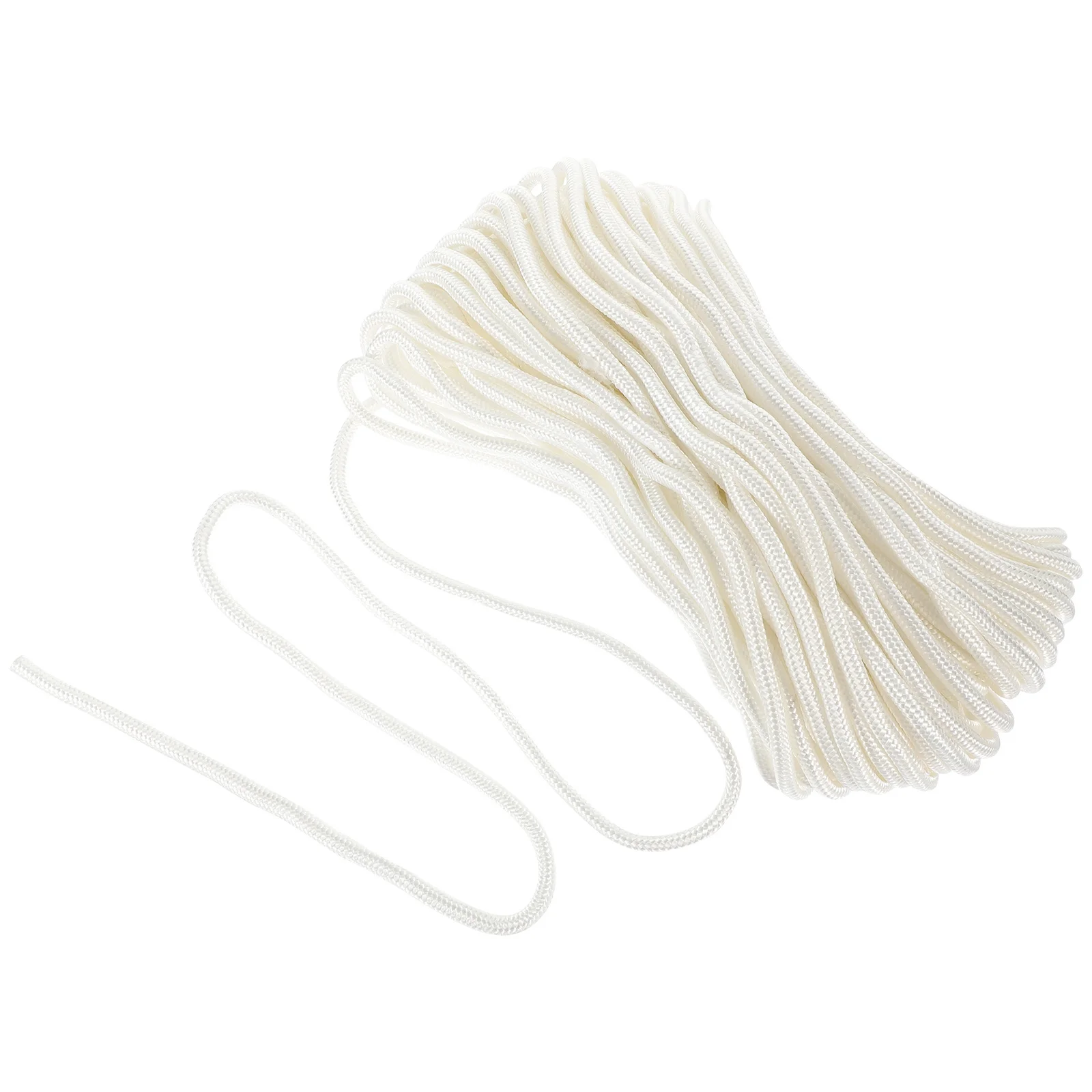 30 м 6 мм твердая плетеная нейлоновая веревка устойчивая к атмосферным воздействиям для сушки одежды для кемпинга и использования на открытом воздухе плетеная нейлоновая веревка