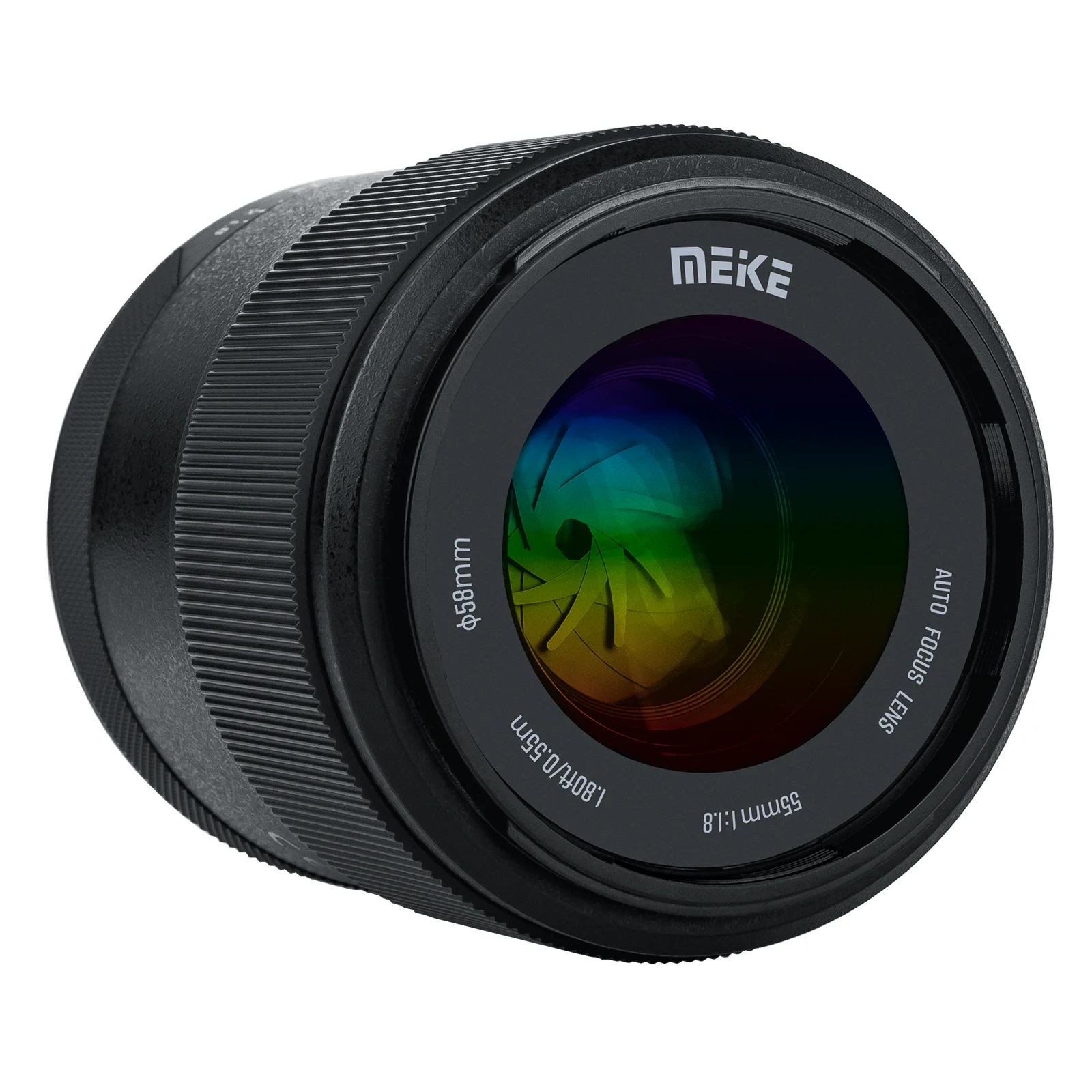 Полнокадровый объектив Meike 55 мм f1.8 Pro с автофокусом STM для камер Sony E/Nikon Z/Fuji-X с креплением — низкое дисперсия и высокое разрешение