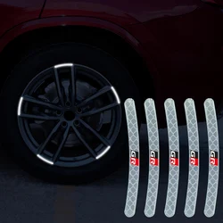 For GR SPORT for Toyota YARiS supra Corolla Prius Harrier Camry Tacoma Venza rav4 GR RZ 20pcs Reflective car stickers wheels hub